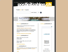 Tablet Screenshot of postleitzahlen.ch