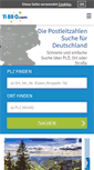 Mobile Screenshot of postleitzahlen.de